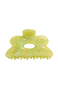 Flower shaped hair claw clip