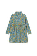 Floral patterned dress on a white background