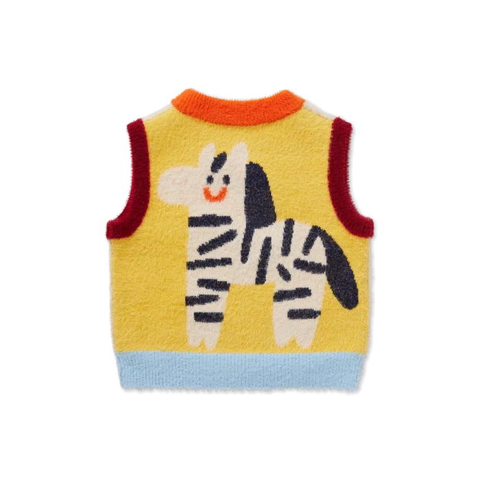 Fluffy Knit Vest (Zoo Crew)