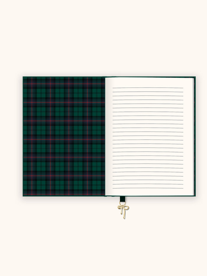 Forest Green Bow Olivia Journal