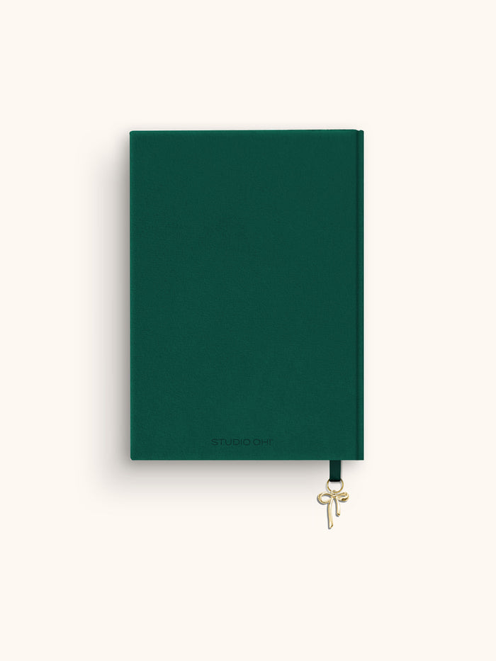 Forest Green Bow Olivia Journal
