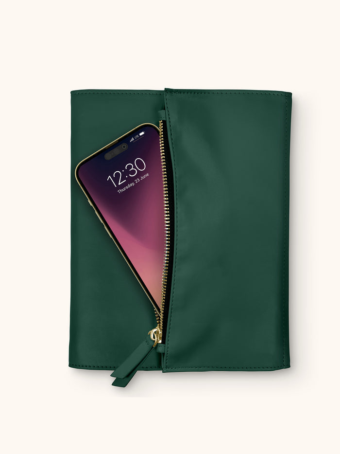 Forest Green Keri Notebook Organizer