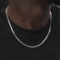 Franco Chain in White Gold - 3mm - The GLD Shop