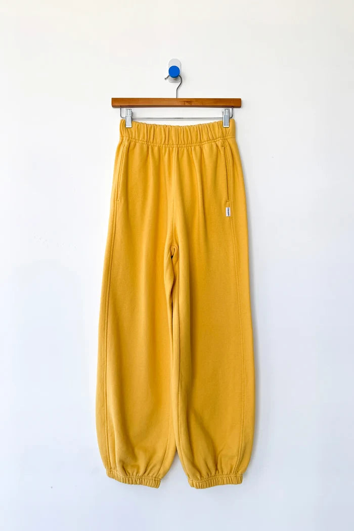French Terry Balloon Pants (Deep Yellow)