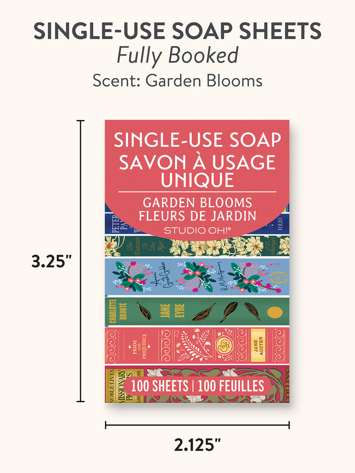 Fully Booked Single-Use Soap Sheets