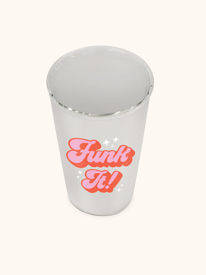 Funk It! Glass Coffee Tumbler