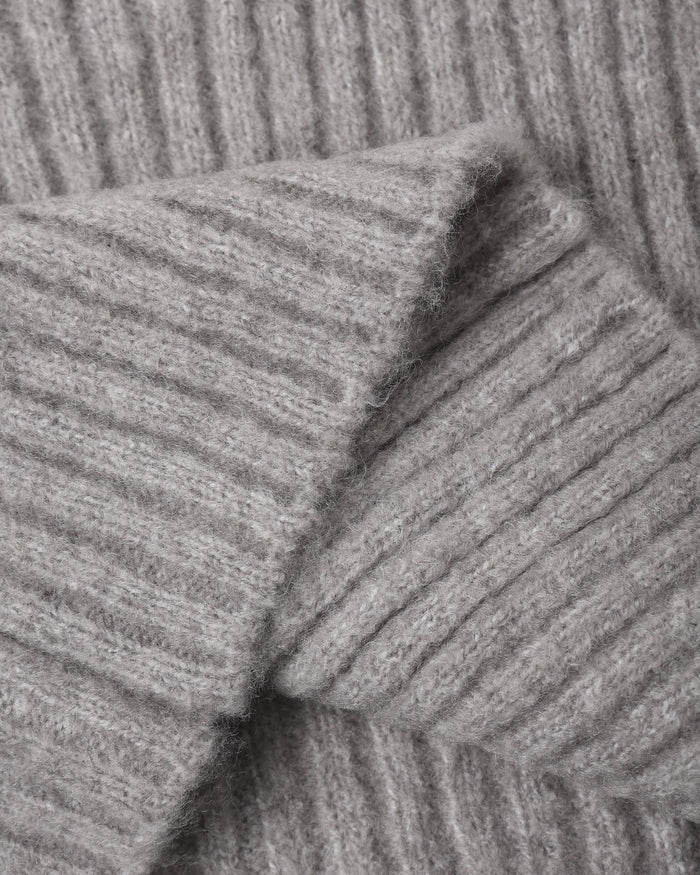 Fuzzy Knit Lounge Set (Dusty Blue)