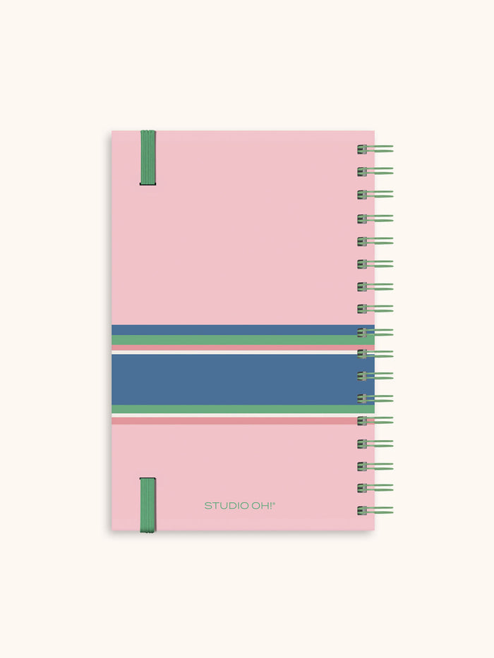 Game Day Medium Spiral Notebook with Enamel Charm