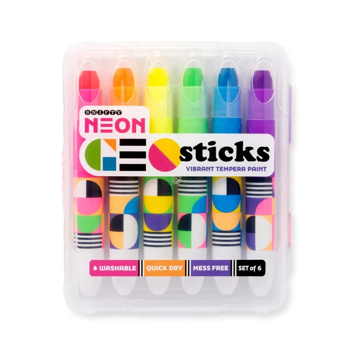 Geo Tempura Paint Sticks (Neon)