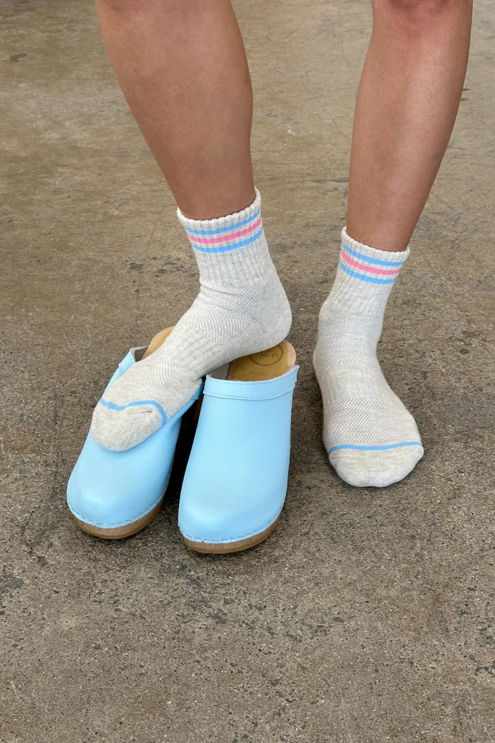 Girlfriend Socks (Bright Grey)