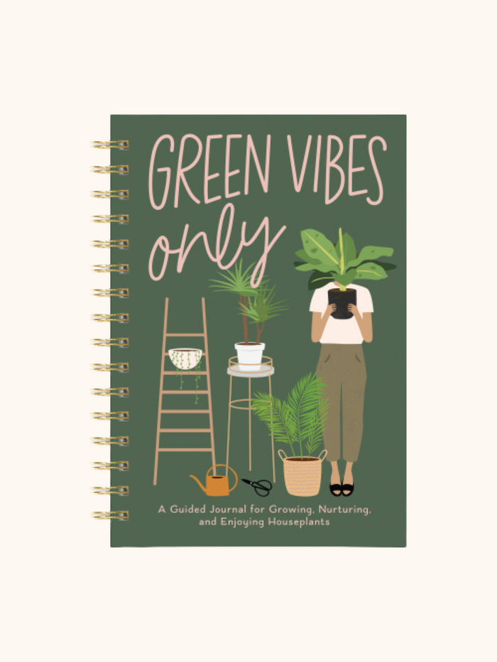 Green Vibes Only Guided Journal