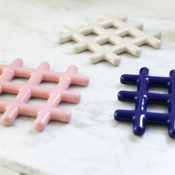 Grid Trivet (Pink)