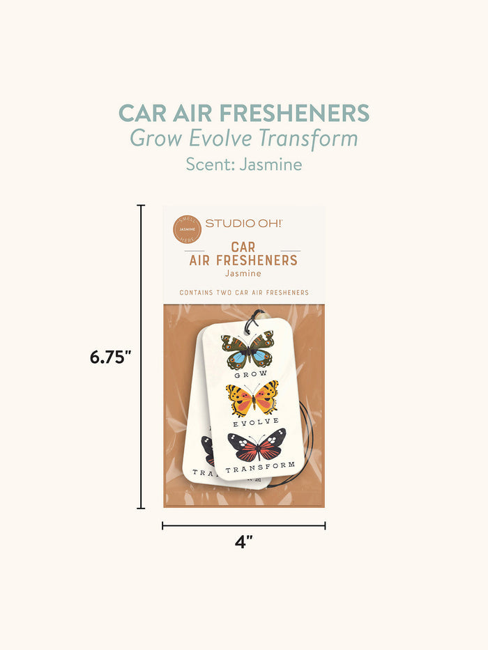 Grow Evolve Transform Car Air Freshener