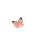Hand-Painted Cabbage Butterfly Claw Hair Clip (Pink)
