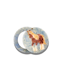 Hand-painted Horse Compact Mirror