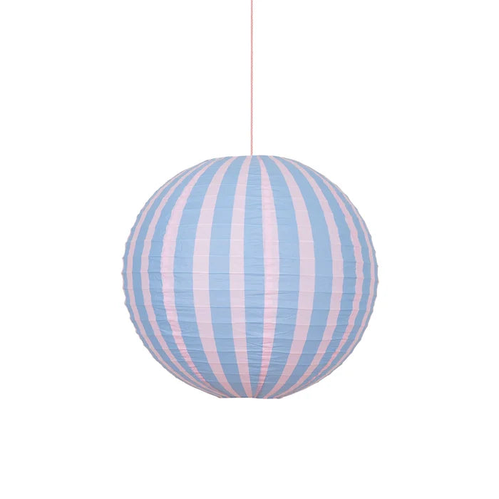 Hanging Paper Stripy Lantern Decoration x 3