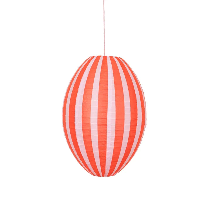 Hanging Paper Stripy Lantern Decoration x 3