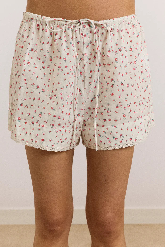 Harrietta Shorts (Pink Floral)
