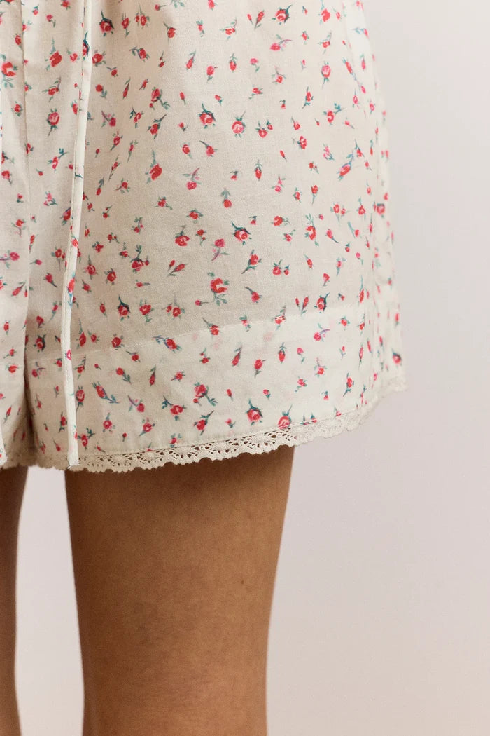 Harrietta Shorts (Pink Floral)