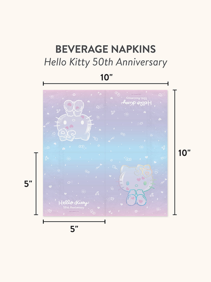 Hello Kitty 50th Anniversary Beverage Napkins