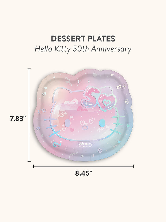 Hello Kitty 50th Anniversary Dessert Plates