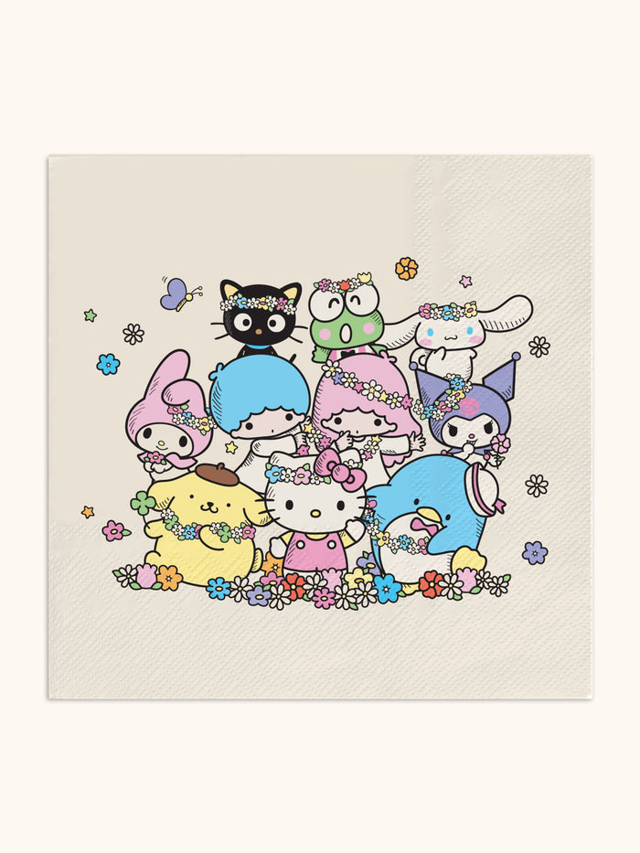 Hello Kitty and Friends Flower Crowns Luncheon Napkins