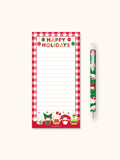 Hello Kitty and Friends Holiday Fun Magnetic List Pad & Gel Pen Set