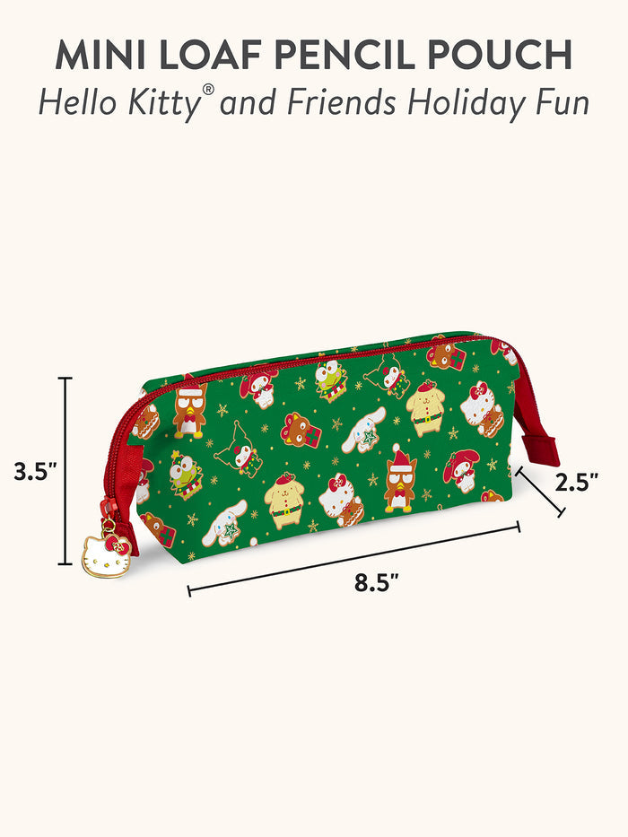 Hello Kitty and Friends Holiday Fun Mini Loaf Pencil Pouch