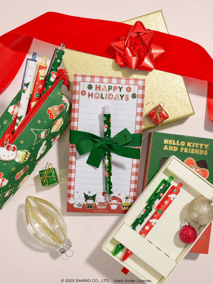 Hello Kitty and Friends Holiday Fun Soft-Touch Gel Pen Set