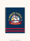 Hello Kitty and Friends Varsity Extra-Large Spiral Notebook with Pocket & Sticker Sheet