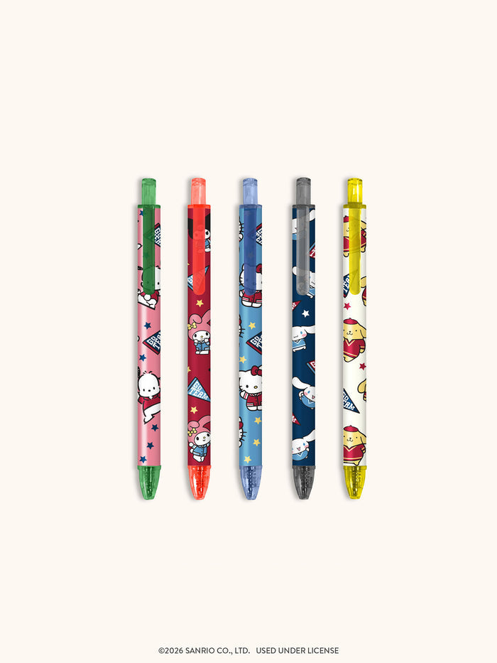 Hello Kitty and Friends Varsity Soft-Touch Gel Pen Set