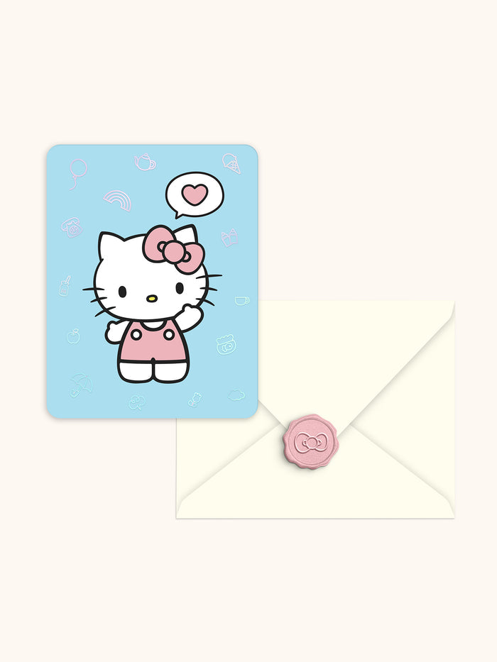 Hello Kitty Classic Pink Studio Note Cards with Wax Seals