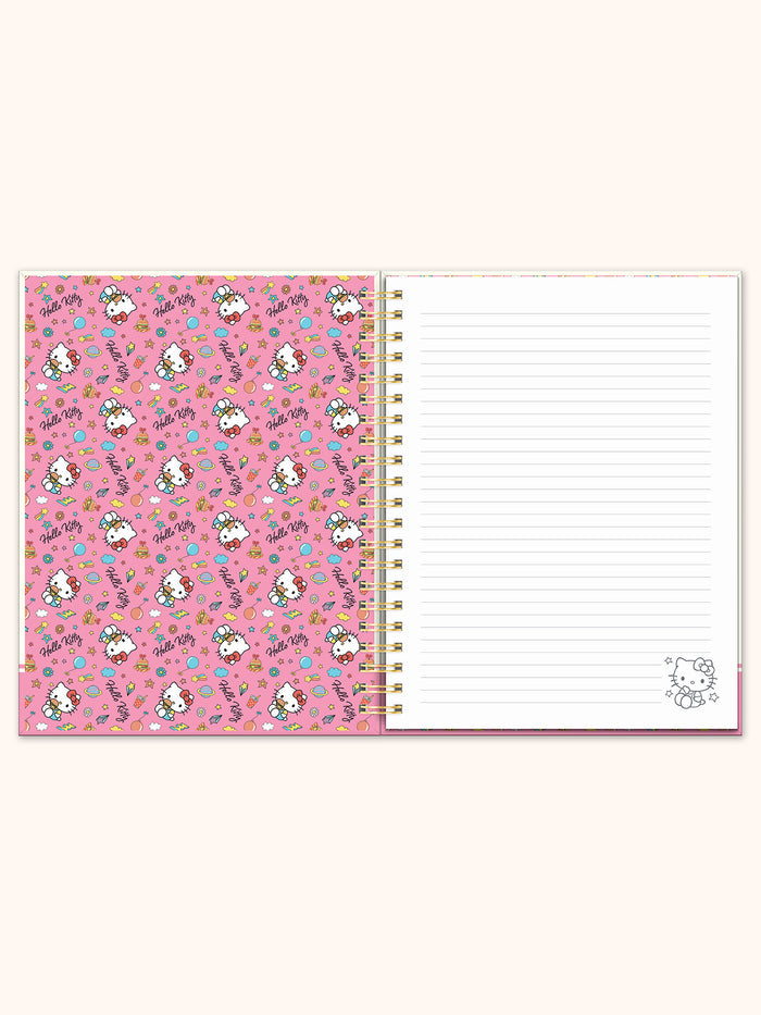 Hello Kitty College Letters Extra Large Spiral Notebook