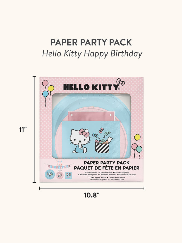 Hello Kitty Happy Birthday Paper Party Pack