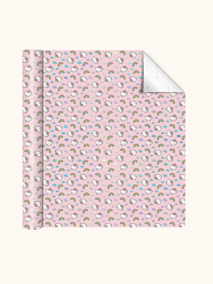 Hello Kitty Rainbow Skies Gift Wrap
