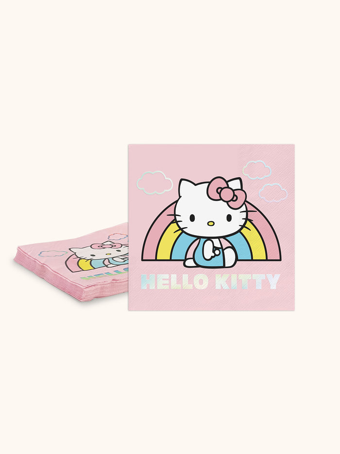 Hello Kitty Rainbow Skies Luncheon Napkins