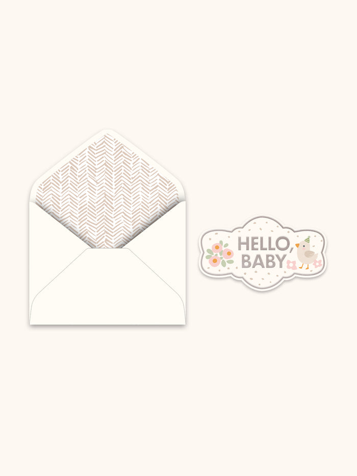 Hello, Sweet Baby Friends Deluxe Greeting Cards