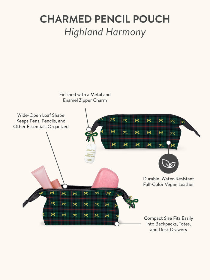Highland Harmony Charmed Pencil Pouch