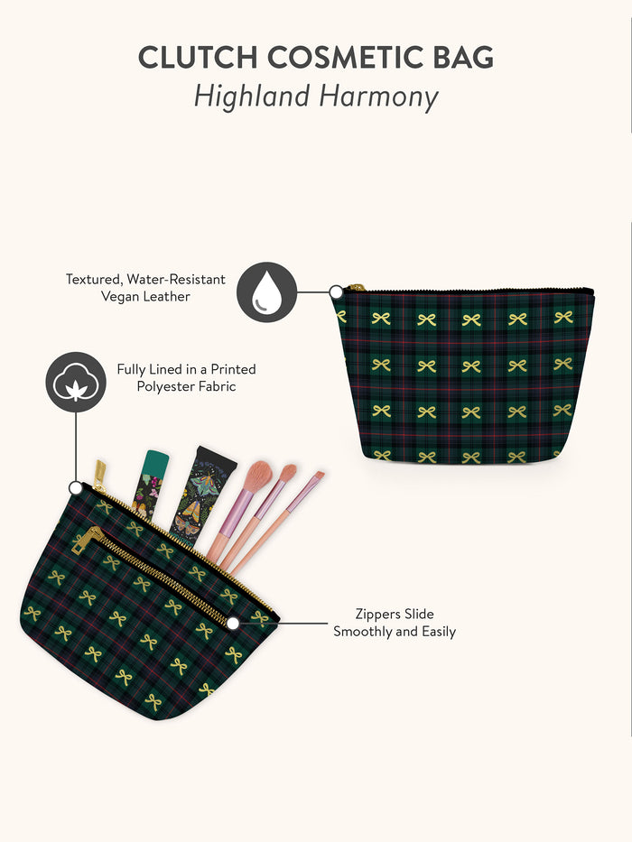 Highland Harmony Clutch Cosmetic Bag