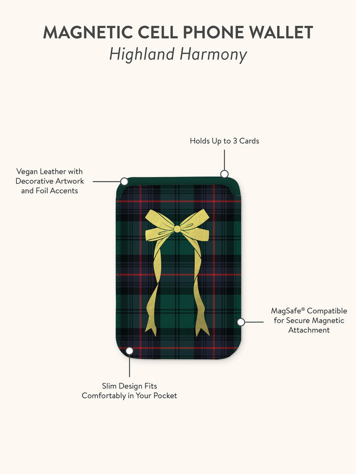 Highland Harmony Magnetic Cell Phone Wallet