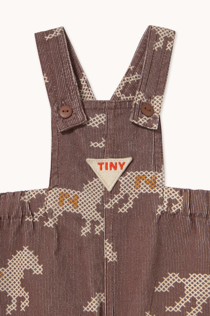 Horses Corduroy Dungaree