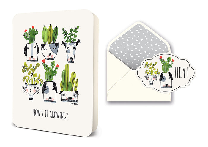 How's It Growing? Deluxe Greeting Card