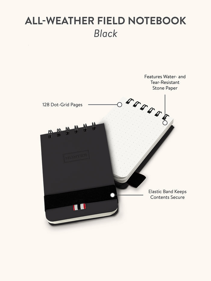 Hunter Black All-Weather Field Book