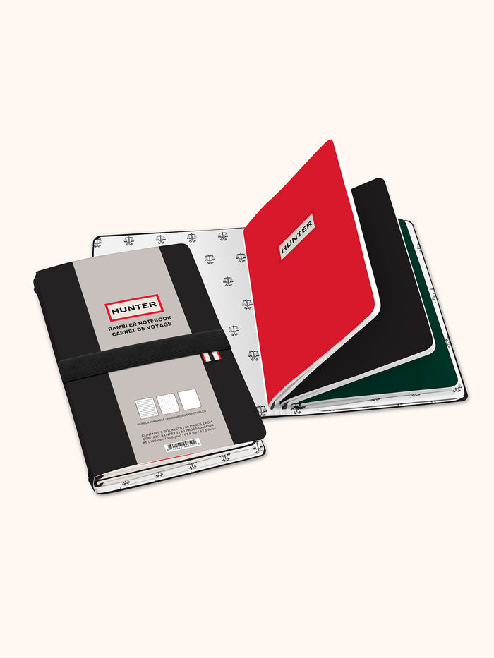 Hunter Black Rambler Refillable Notebook