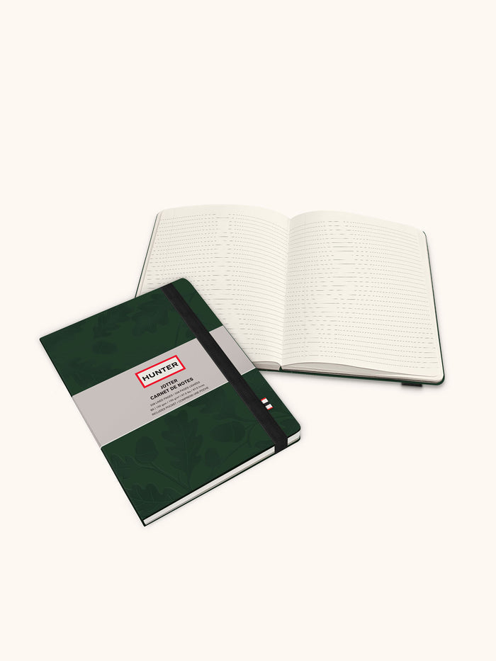 Hunter Forest Green Acorns Jotter