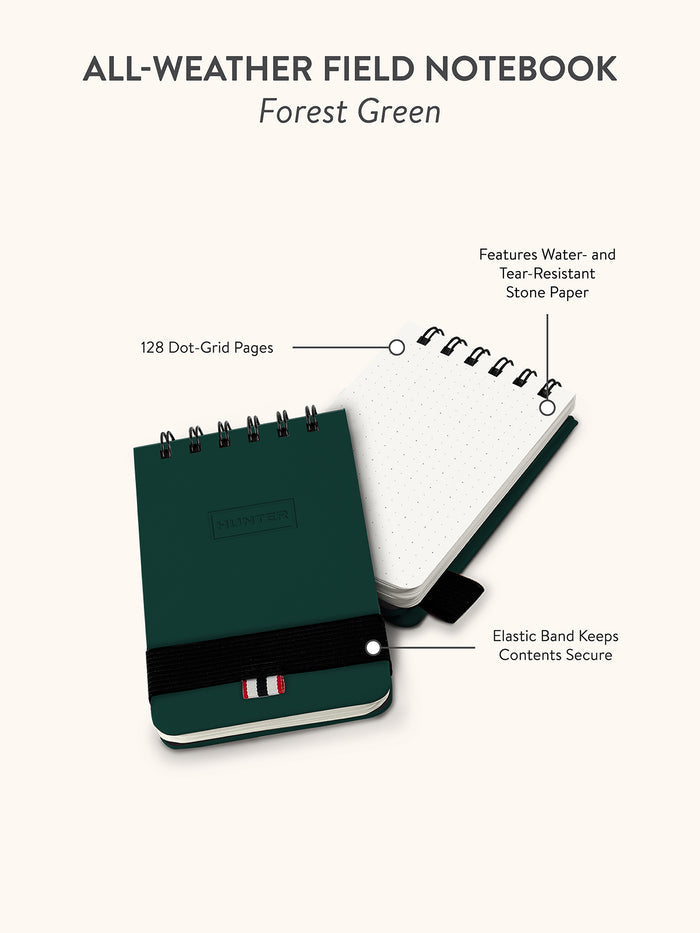 Hunter Forest Green All-Weather Field Book