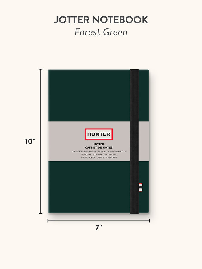 Hunter Forest Green Jotter
