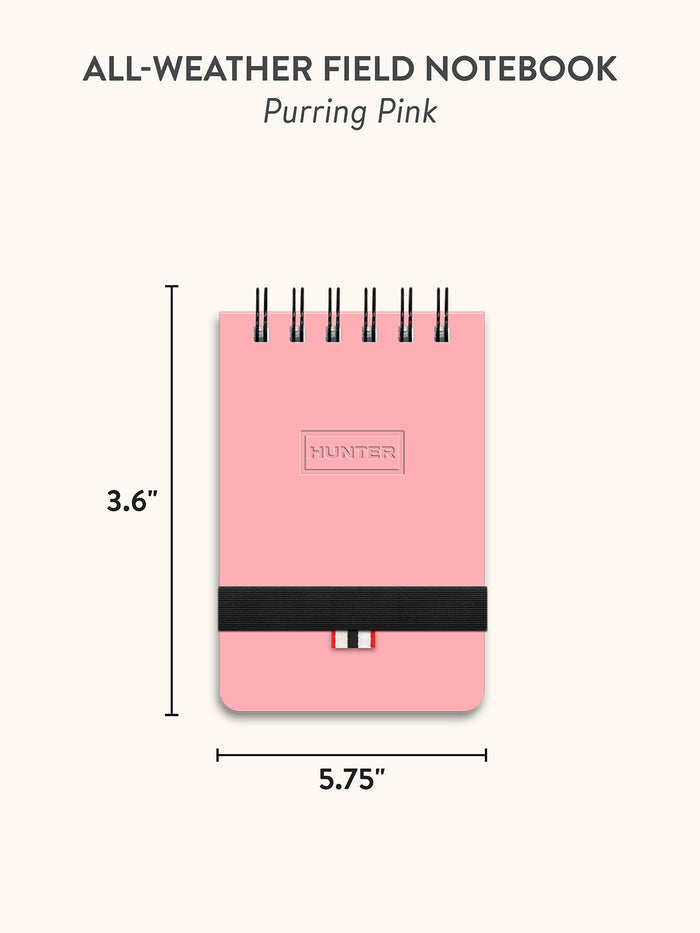 Hunter Purring Pink All-Weather Field Book