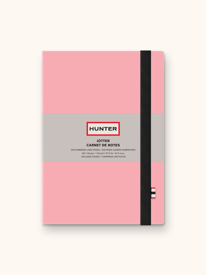 Hunter Purring Pink Jotter