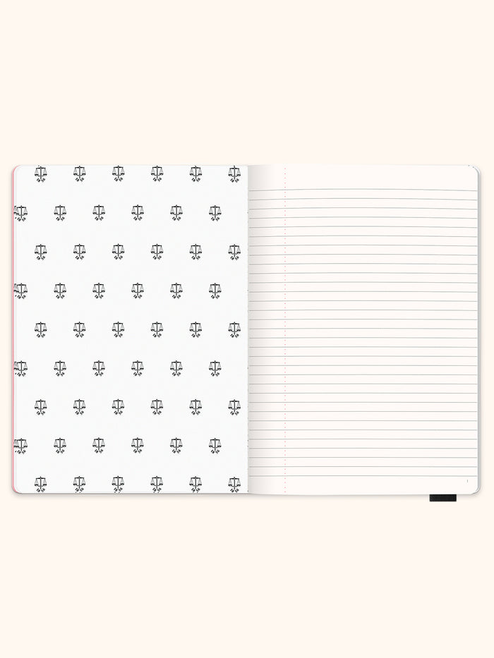 Hunter Purring Pink Jotter